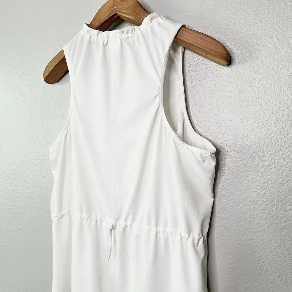 Athleta Boundless Tank bright white adjustable sleeveless women’s size large - Picture 8 of 14